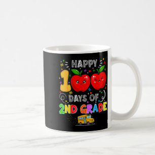 100th Days Of 2nd Grade 100 Days Toddler Girl  Coffee Mug