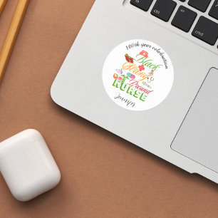 100th year celebration black history nurse  classic round sticker