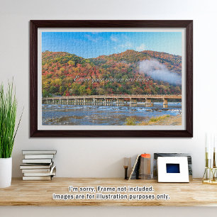 [1014] Arashiyama – Morning Hues over Togetsukyo Jigsaw Puzzle