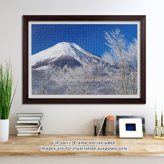 [1014] Mt.Fuji – Alongside Transient Hoarfrost Jigsaw Puzzle