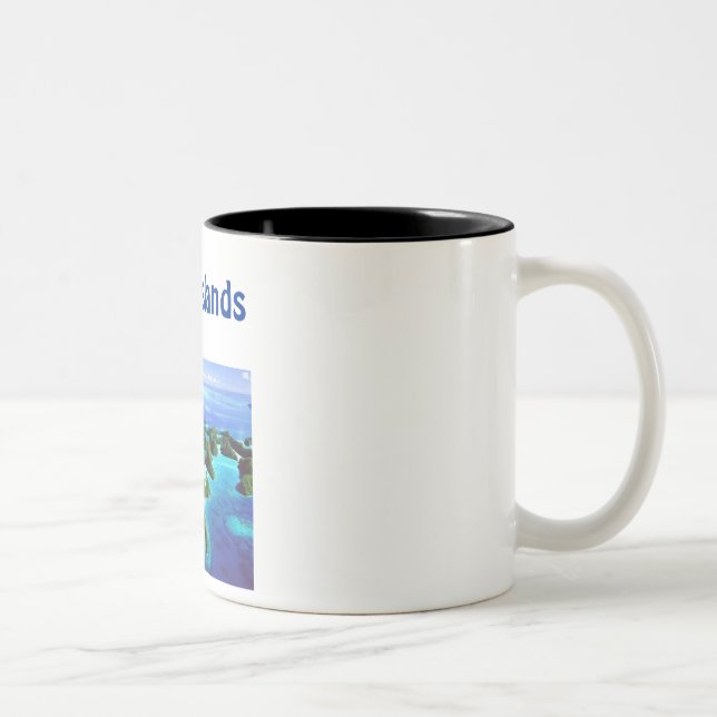1019491-Palaus_famed_Rock_Islands-Palau, Palau ... Two-Tone Coffee Mug (Right)