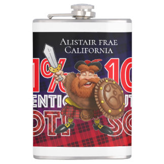 101% Authentic Scot Hip Flask