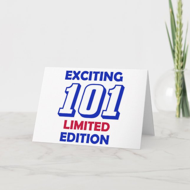101 Birthday Design Card (Front)