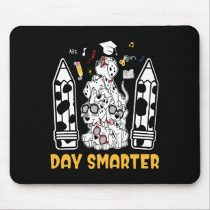 101 Days Of School Dalmatian Dog 100 Days Of Kinde Mouse Pad