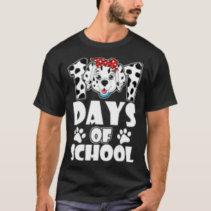 101 Days Of School Dalmatian Dog 100 Days Smarter  T-Shirt