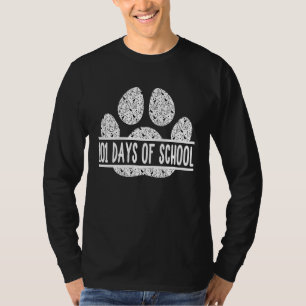 101 Days of School Dalmatian Dog Teachers kids T-Shirt