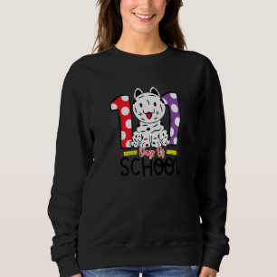 101 Days Of School  Dog 100 Days Of School Sweatshirt