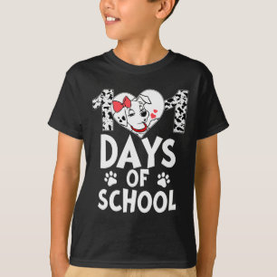 101 Days School Cute Dog Happy 100 Days Teacher St T-Shirt