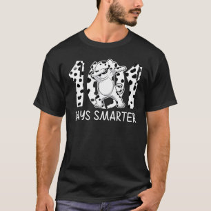 101 Days Smarter Dalmation Dog T-Shirt
