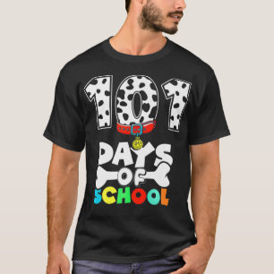 101 Days Smarter Dalmation Dog Teachers Kids Prem T-Shirt