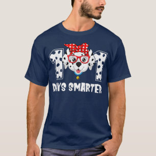 101 Days Smarter Shirt Dalmation Dog Teachers Kids