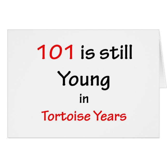 101 Tortoise Years (Front Horizontal)