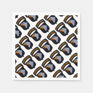 101st ABN Airborne Division Screaming Eagles Vets Napkin