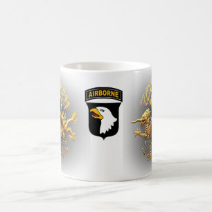 101st Airborne and Vietnam Service Dragon Coffee Mug