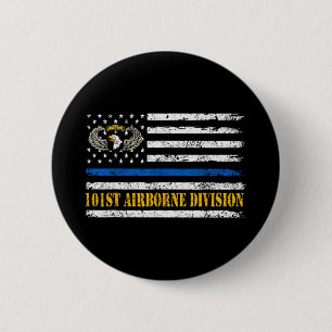 101st Airborne Di Veteran 6 Cm Round Badge