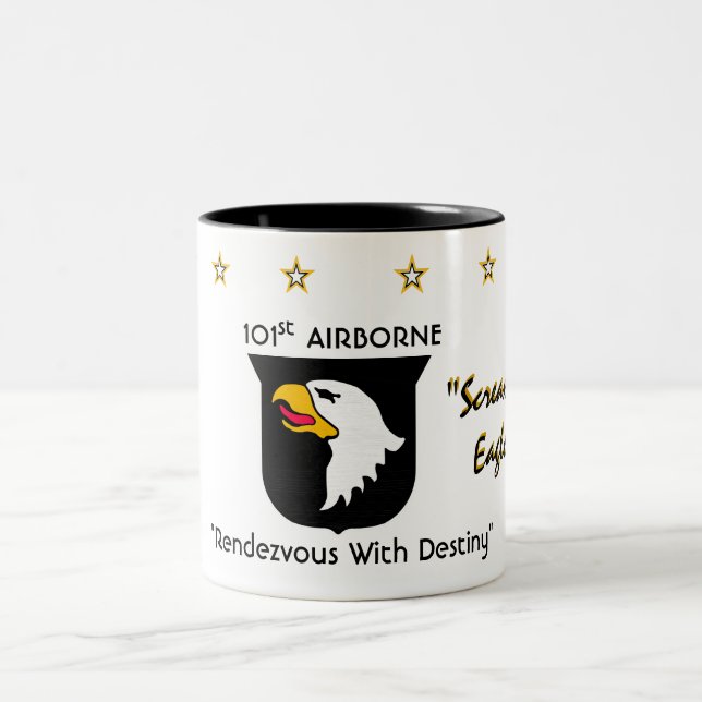 101st Airborne Div. Two-Tone Coffee Mug (Center)