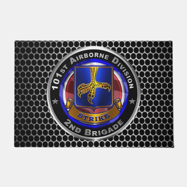 101st Airborne Division 2nd Brigade ‘STRIKE’ Doormat (Front)