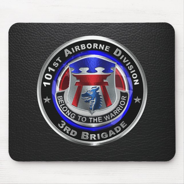 101st Airborne Division 3rd Brigade    Mouse Pad (Front)