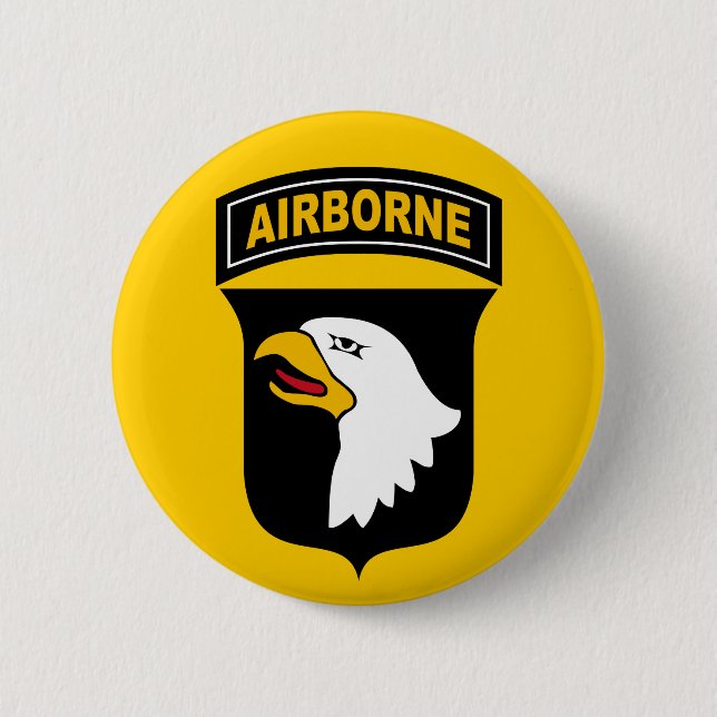 101st Airborne Division 6 Cm Round Badge (Front)