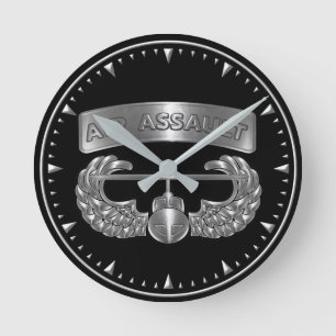 101st Airborne Division Air Assault  Round Clock