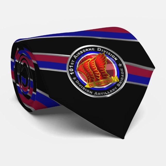 101st Airborne Division Artillery Brigade  Tie (Rolled)