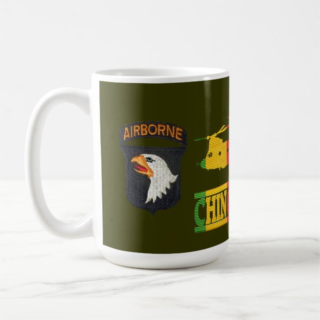 101st Airborne Division CH-47 Chinook Pilot Mug (Left)