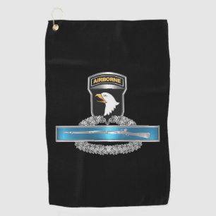 101st Airborne Division  CIB Golf Towel