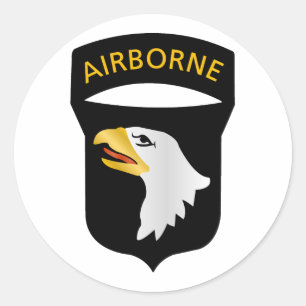 101st Airborne Division Classic Round Sticker