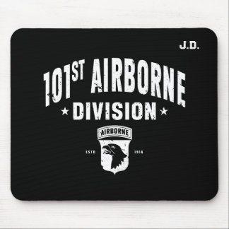 101st Airborne Division Customisable Black Mouse Pad