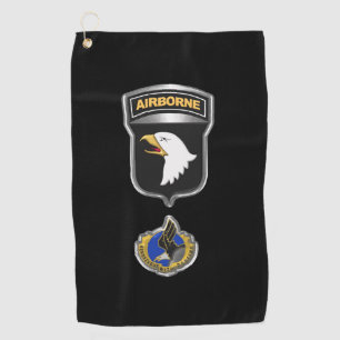 101st Airborne Division Customised Patch Insignia Golf Towel