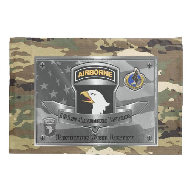 101st Airborne Division Deployment Pillowcase (Back)