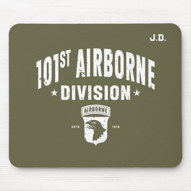 101st Airborne Division Fatigue Customisable  Mouse Pad (Front)