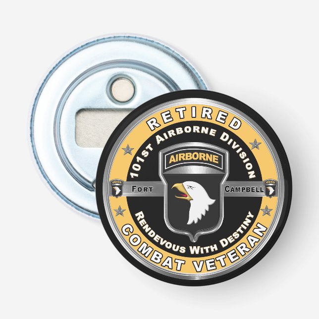101st Airborne Division Fort Campbell Bottle Opener (Front)