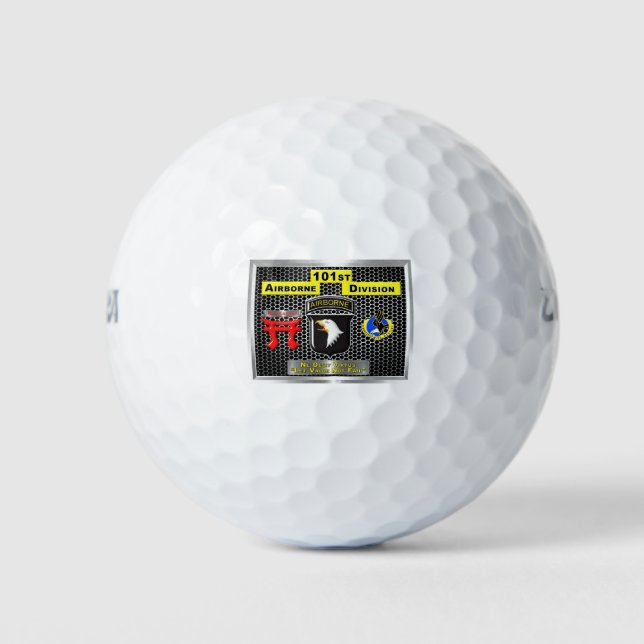  101st Airborne Division Golf Balls (Front)