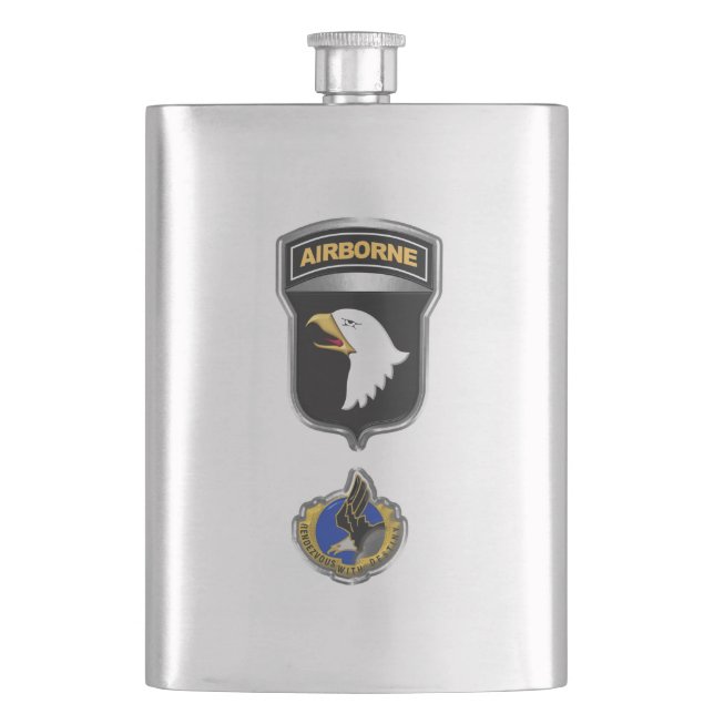 101st Airborne Division Hip Flask (Front)