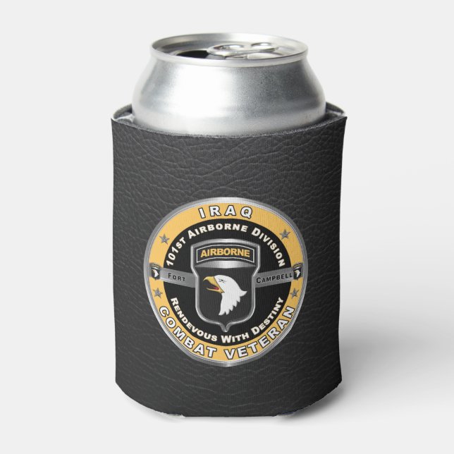 101st Airborne Division Iraq Veteran Can Cooler (Can Front)