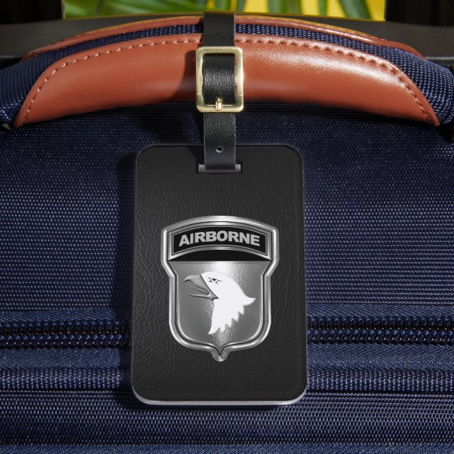 101st Airborne Division   Luggage Tag (Front Insitu 2)
