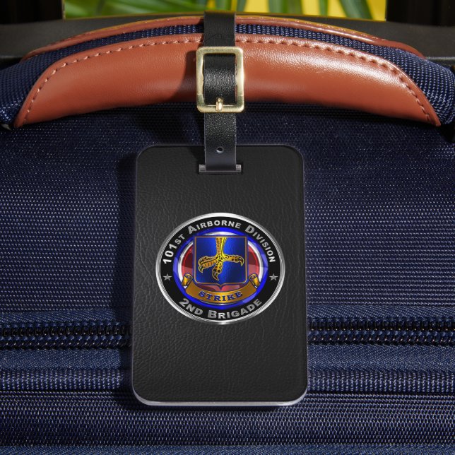 101st Airborne Division   Luggage Tag (Front Insitu 2)