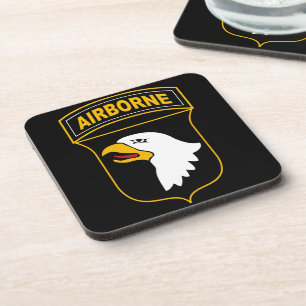 101st Airborne Division Military Veteran Coaster