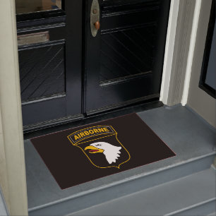 101st Airborne Division Military Veteran Doormat