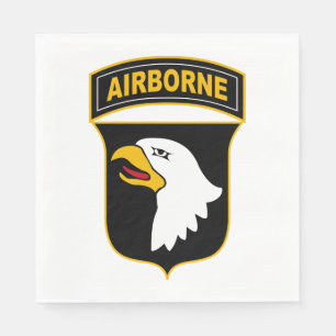 101st Airborne Division Military Veteran Napkin