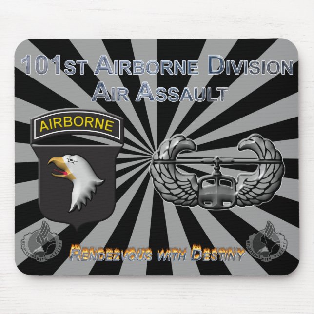 101st Airborne Division  Mouse Pad (Front)