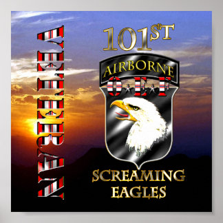 101st Airborne Division OEF Veteran Poster