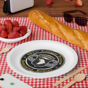 101st Airborne Division  Paper Plate