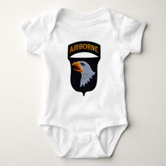 101st airborne division patch baby bodysuit