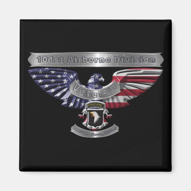 101st Airborne Division “Proud To Have Served” Magnet (Front)