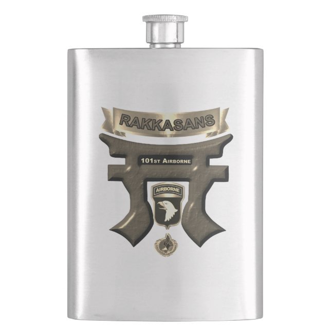 101st Airborne Division “Rakkasans” Flask (Front)