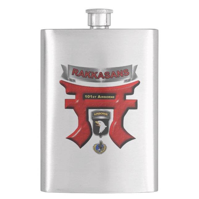 101st Airborne Division “Rakkasans” Hip Flask (Front)