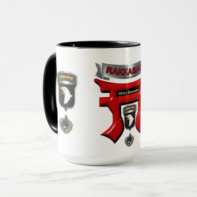 101st Airborne Division Rakkasans Mug (Front Left)