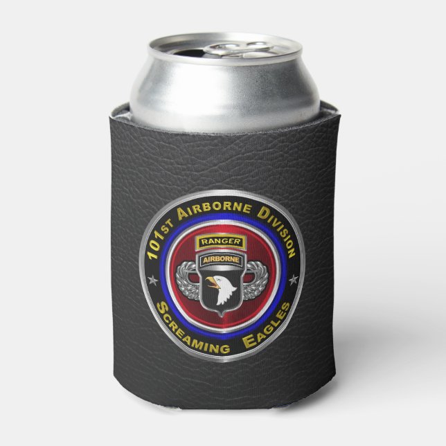 101st Airborne Division Ranger Can Cooler (Can Front)